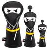 Чехол для головы клюшки для гольфа Ninja, комплект деревянных чехлов для гольфа, чехол для водителя гольфа Fairway Hybrid, изготовленный из высококачественной кожи для женщин и