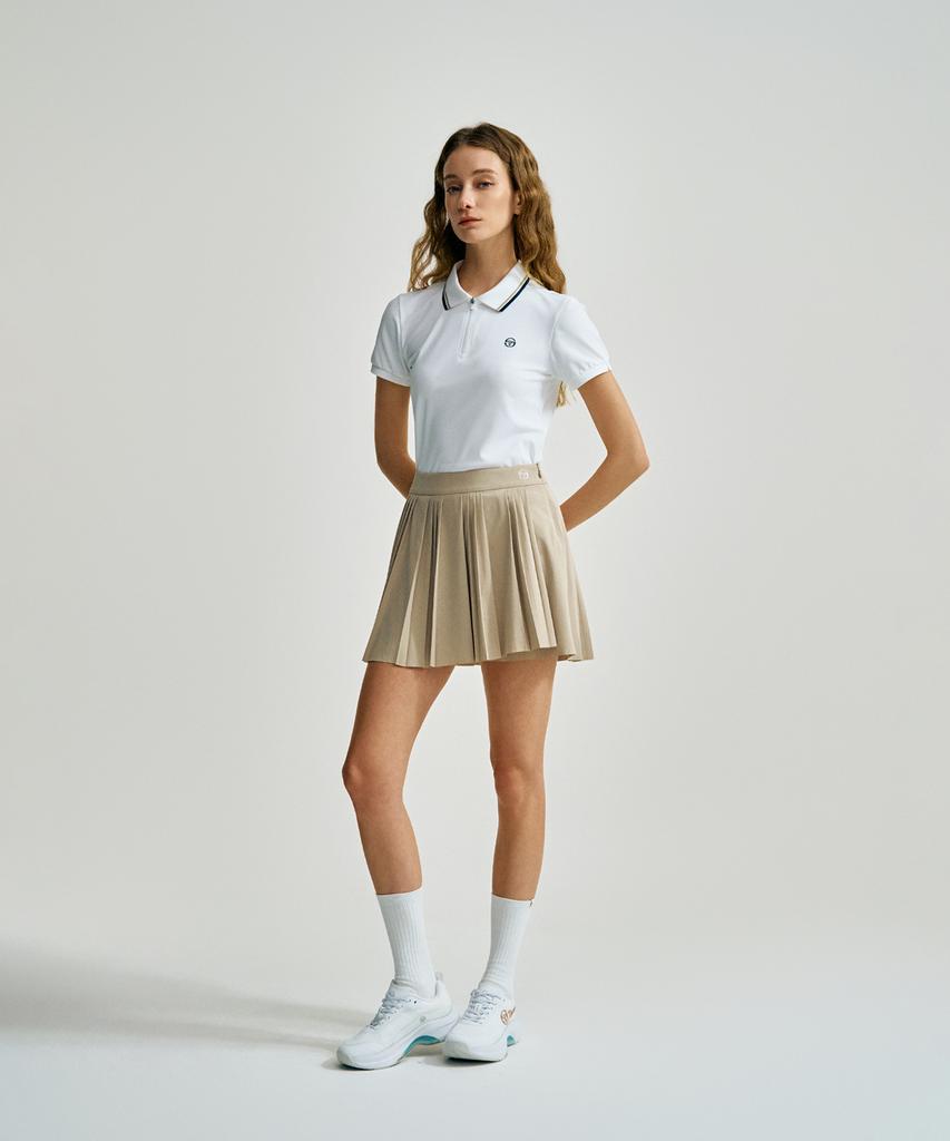 SERGIO TACCHINI Женская асимметричная плиссированная юбка с плетением