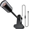 Official BRIM Clip Socket, E26 Bulb Socket, Compatible with Grow Lights, 1.5m Cord, with Switch (CS01-BK (Black))