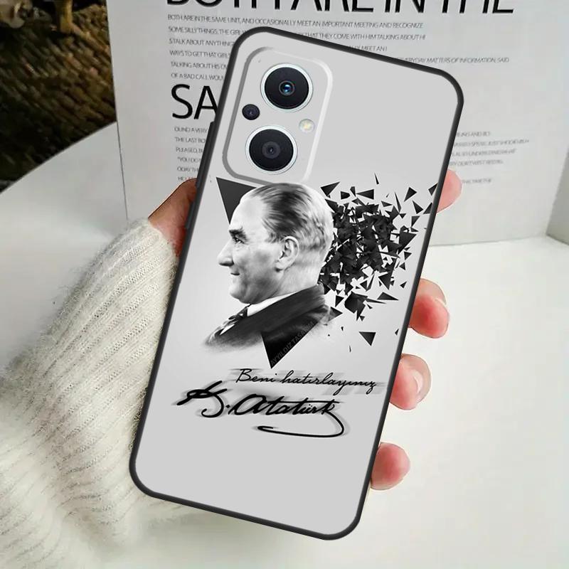Турция Мустафа Кемаль Ататюрк Чехол Для OPPO Reno 12F 13F 14F 10 11 12 13 14 Pro 8T 7 8 Lite OPPO Find X6 X5 X8 X9 Pro Обложка