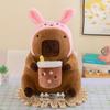New Capybara Plush Doll: Internet Sensation Milk Tea Capybara for Children's Gift