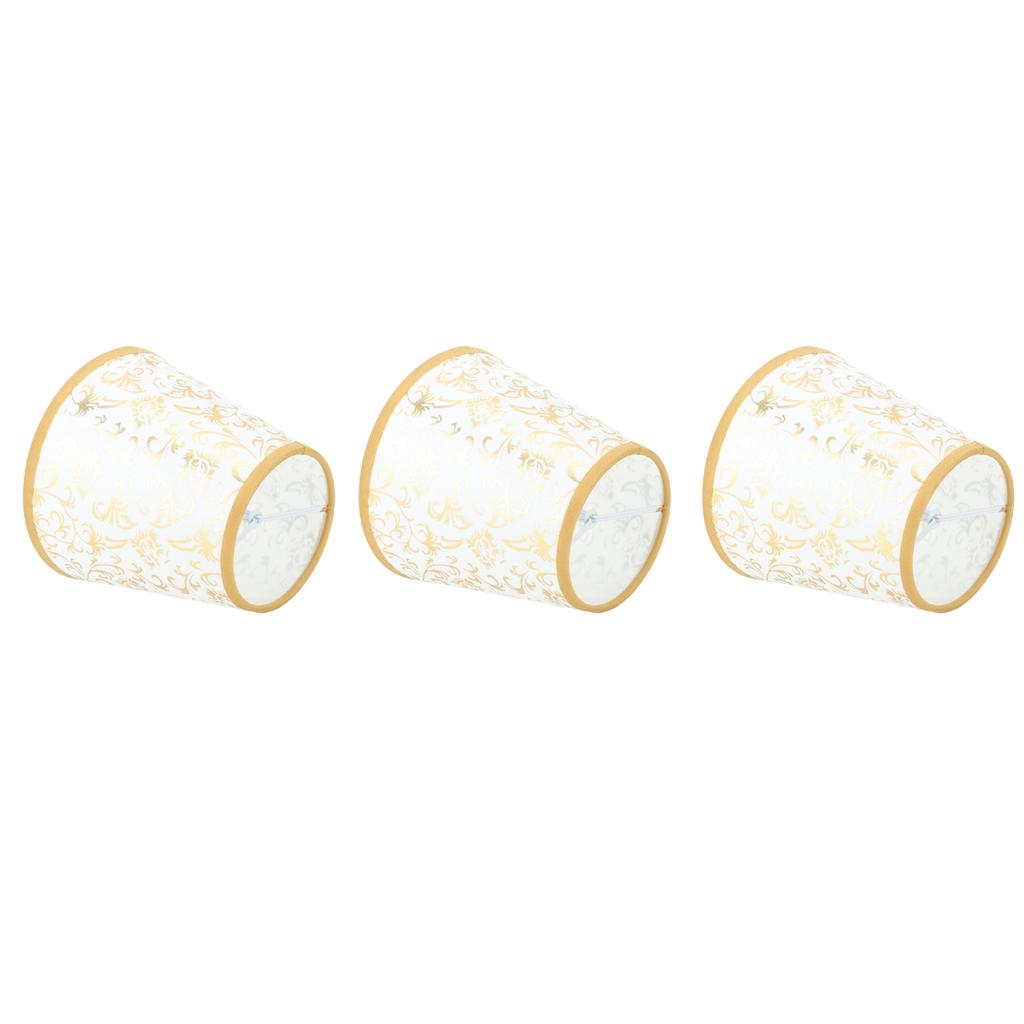 Тканевый абажур на клипсе Установка Современные тканевые абажуры для лампы E14 Люстра Настольная лампа 3 шт.