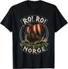 Ro Ro Norge Viking Longship Norway Soccer T-Shirt