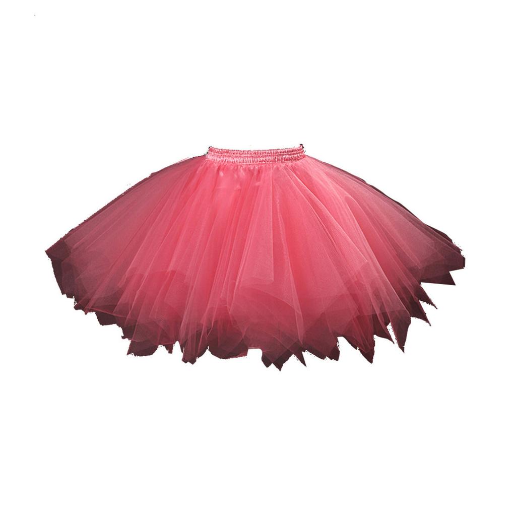 Юбка-пачка Yousheng для женщин, 50-е годы, нижняя юбка, эластичный пояс, короткая балетная юбка-кринолин, карнавальный костюм, нижняя юбка