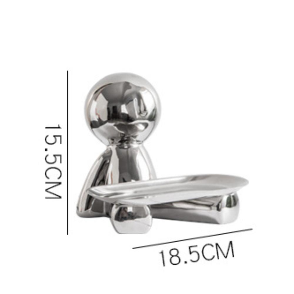 Легкая роскошь ветер бытовые украшения старший чувство рабочего стола флокирование ключ хранения кукла гостиная украшение домашний декор фигурка