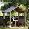 Outdoor Anti-Corrosion Wood Pergola Gazebo