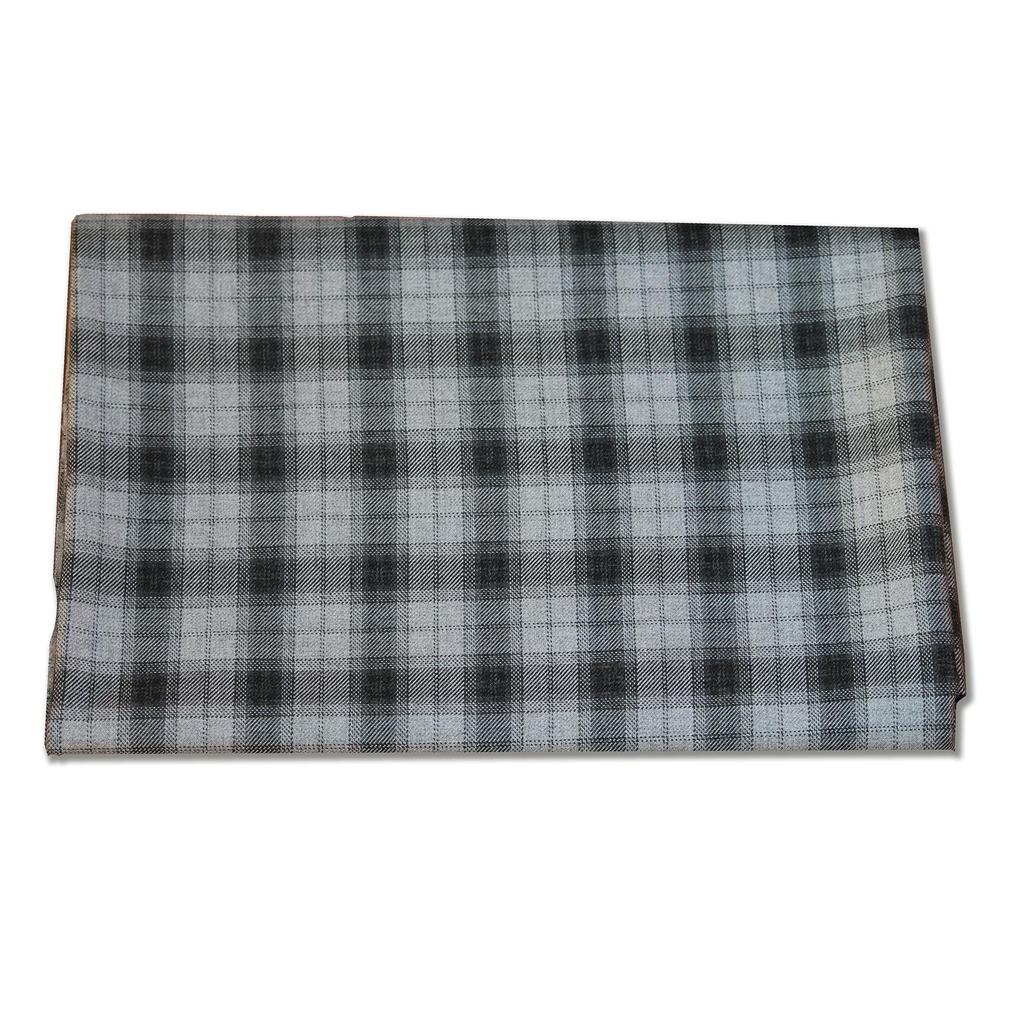 Bigreams Unstitched Yarn-Dyed Checkered Thick Tweed Blazer Fabric For Men's 3 Piece Suit Fabric
