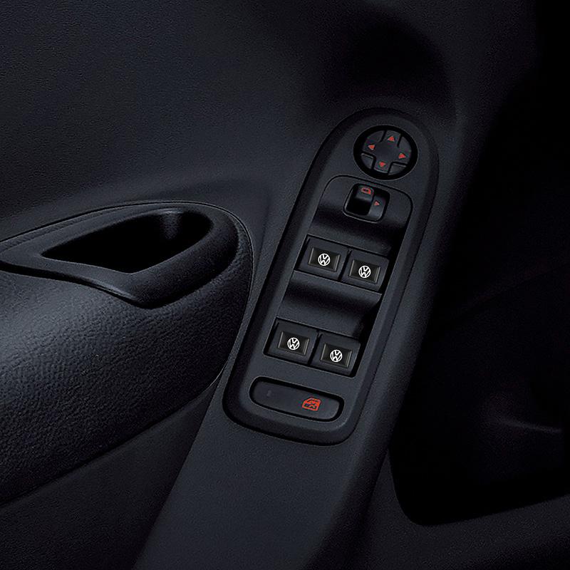 OBTLU1 10pcs Epoxy Car Button Stickers Control Panel Decal for VW Golf Passat Jetta T3 T5 Bora Caddy Vento Touareg Polo T4 CC Mk6