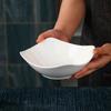 10pcs Heat-resistant Soup Bowl Plastic Snack Dish Multifunctional Square Salad Plate  Restaurant