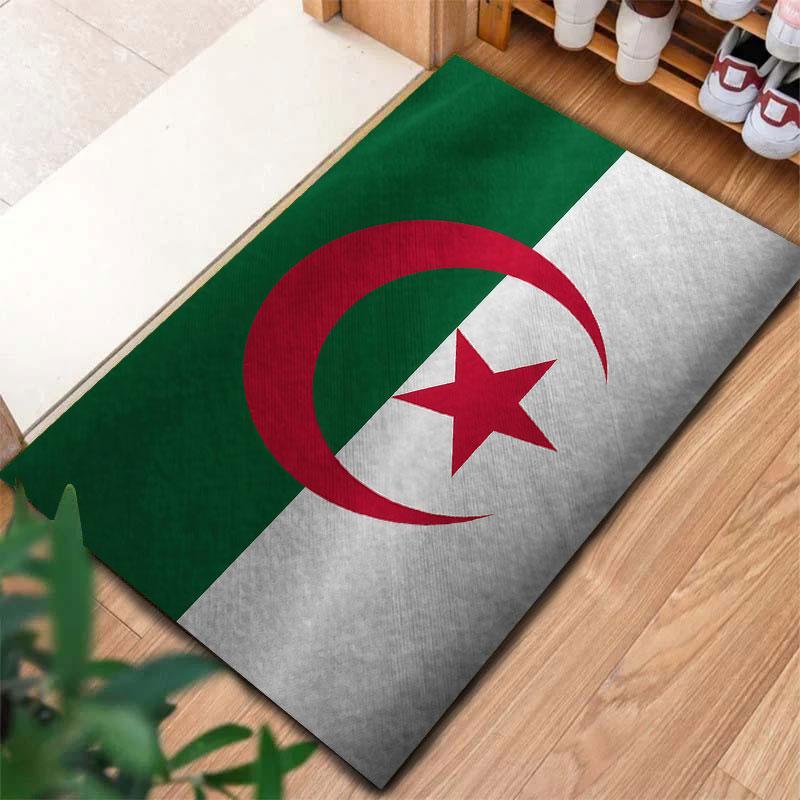 Algeria National Football Team Carpet Rug for Living Room Bedroom Home Sofa Decoration,Kids play Non-slip Floor Mat