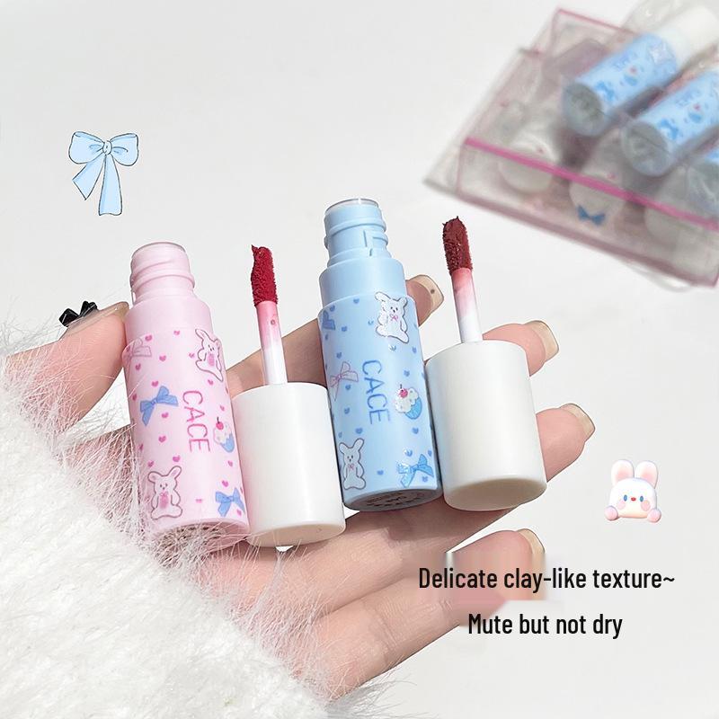 CACE Velvet Nude Matte Lip Mud: Natural, Brightening Lip Gloss for a Bare-Faced Look