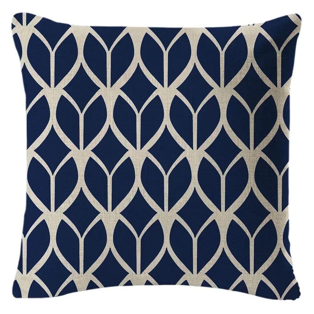 Geometric Figure Doublesided Printed pillow cover Short plush Suitable living rooms bedrooms sofas throw cushion cover