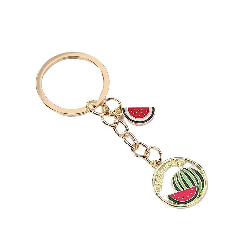 Брелок для ключей Creative Alloy Dropping Fruit Cartoon - корейский брелок для ключей от машины и сумки