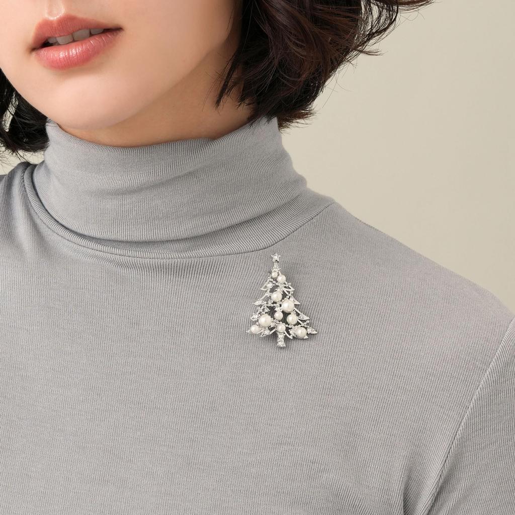 Christmas Tree Brooch VBMV4785 UW [Vendome Boutique]