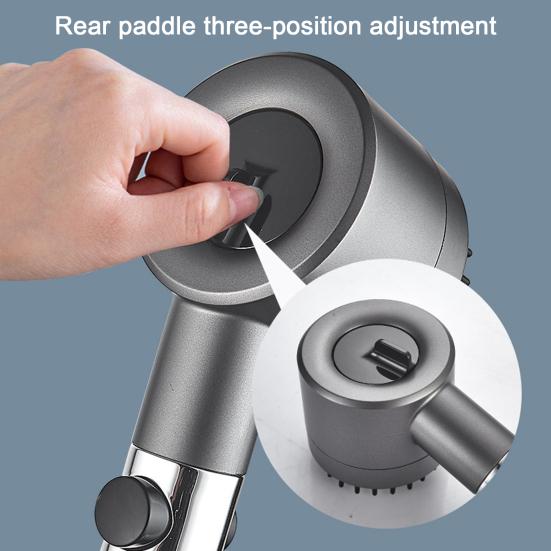 3-режимная ручная душевая насадка высокого давления для расслабляющего душа Силиконовые насадки для душа с фильтрацией