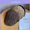 Color Simple Solid Suede Women Casual Beret For Autumn And Winter Use Daily