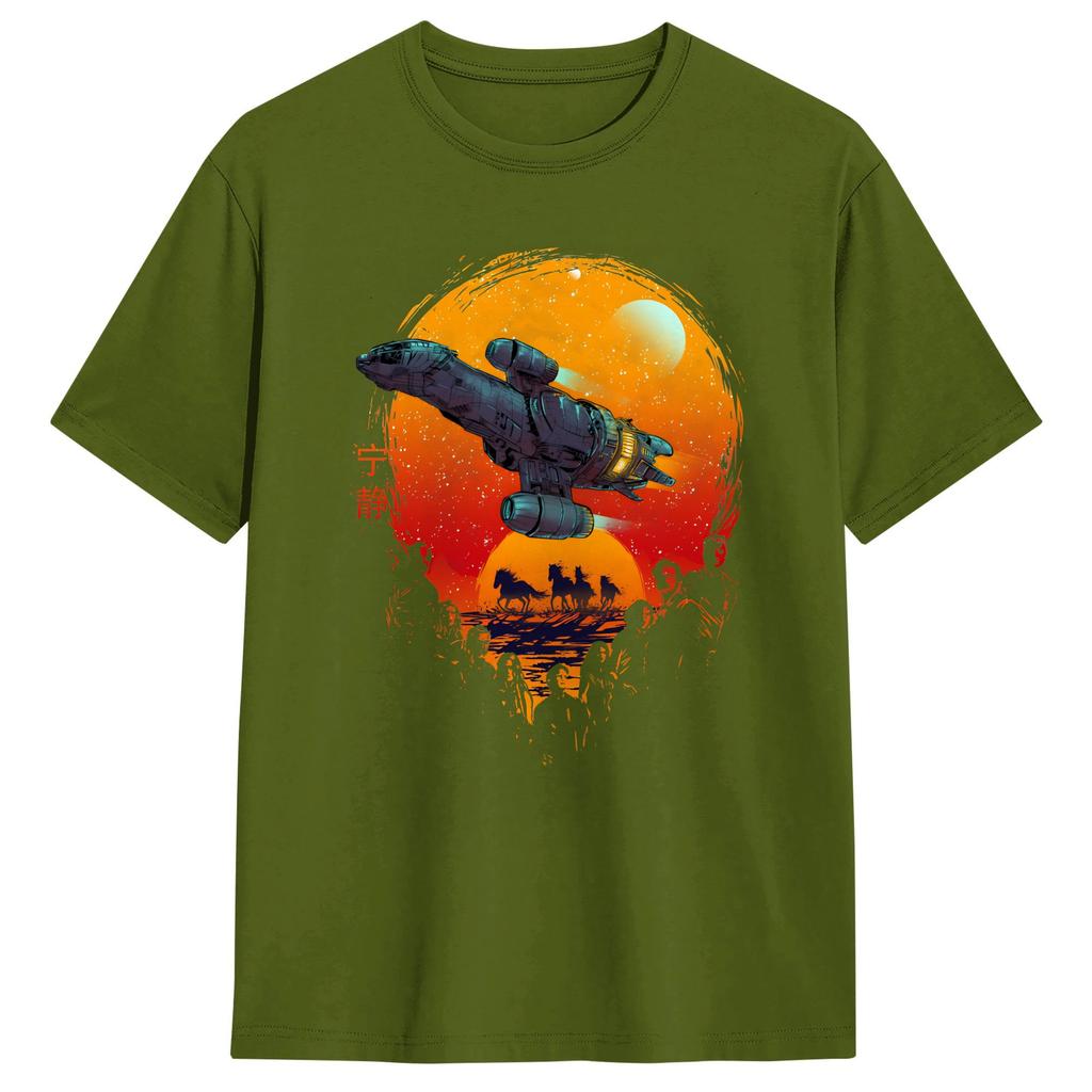 Firefly Serenity Cant Take The Sky From Me Unisexs T Shirts Novelty Tees Short Sleeve Round Collar TShirts Pure Cotton Clothes