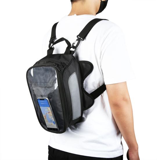 Waterproof Magnetic Motorcycle Oil Fuel Tank Storage Bag Phone Pouch Backpack