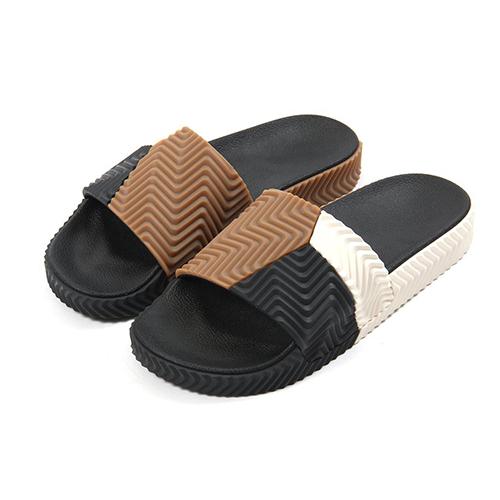 Шлепанцы Aw Adilette Alexander Wang x Aw Adilette Adidas Originals 'Черный Белый' AC7408