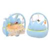 Baby Support Seat Soft Crown Shaped Keep Sitting Posture Comfortable Learning To Sit Chair Plush