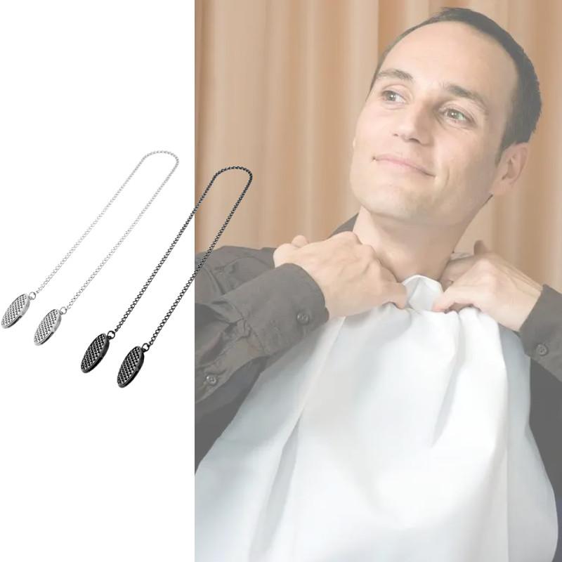 Napkin Holder Chain Clips Chain Flexible Lanyard Neck Strap Seniors Children