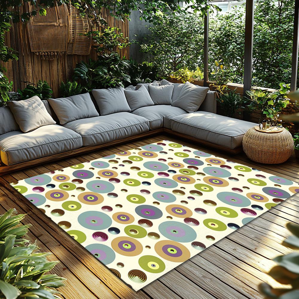 Stylish Abstract Carpet Washable Non-Slip Floor Mat Living Room Rug Modern Area Rug Home Decor Indoor Outdoor Doormat Plush Rugs