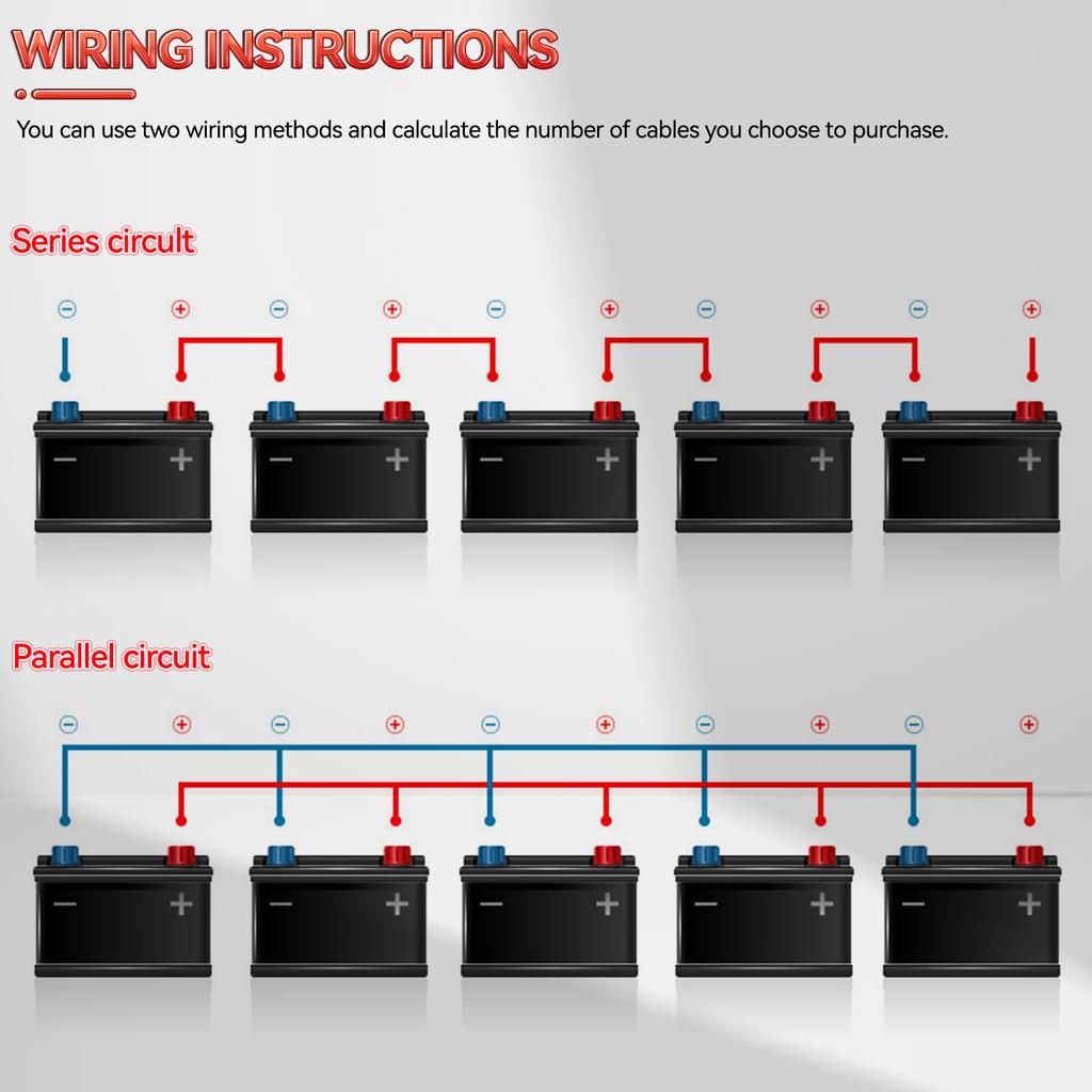 Для Автомобиля Фургона Грузовика Прицепа Кемпера Блок Питания Кабели Аккумулятора Инвертора Сечение 4 AWG 60 см 8 мм Комплект Кабелей Положительный Отрицательный Кабель 2 шт.