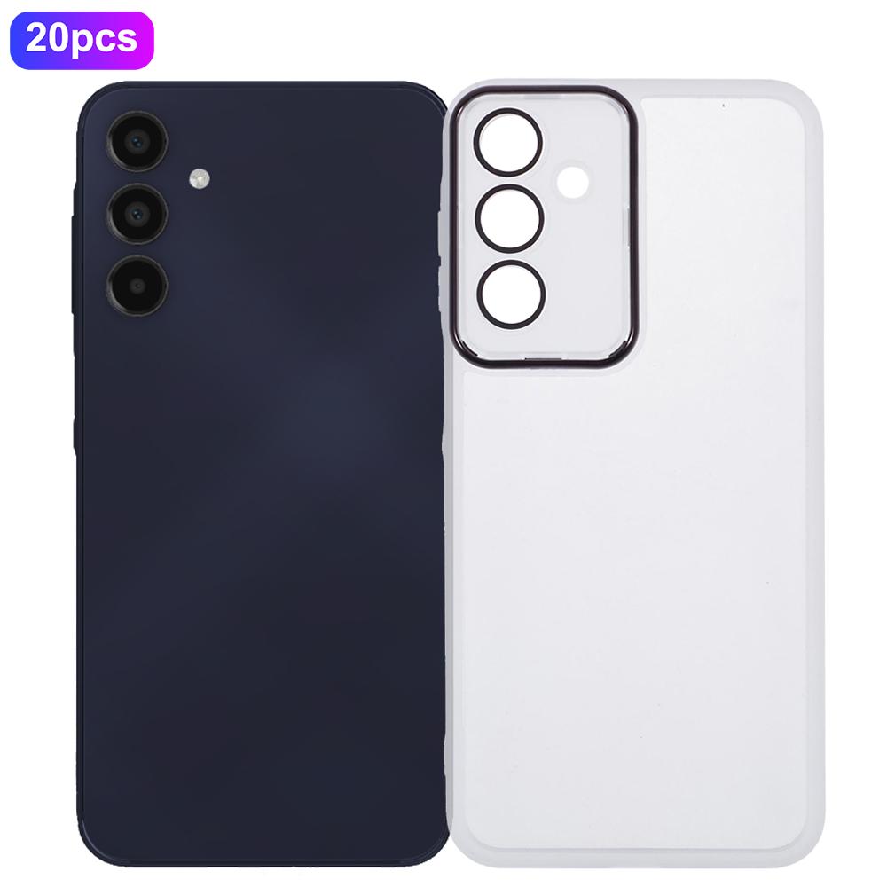 Bulk Purchasing 20Pcs For Samsung Galaxy A16 5G/A16 4G Case Electroplated Camera Frame TPU Phone Cover Precise Cutouts