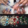 4cm Black Box Mixed Rhinestones for Nail Art - 12 Styles Available