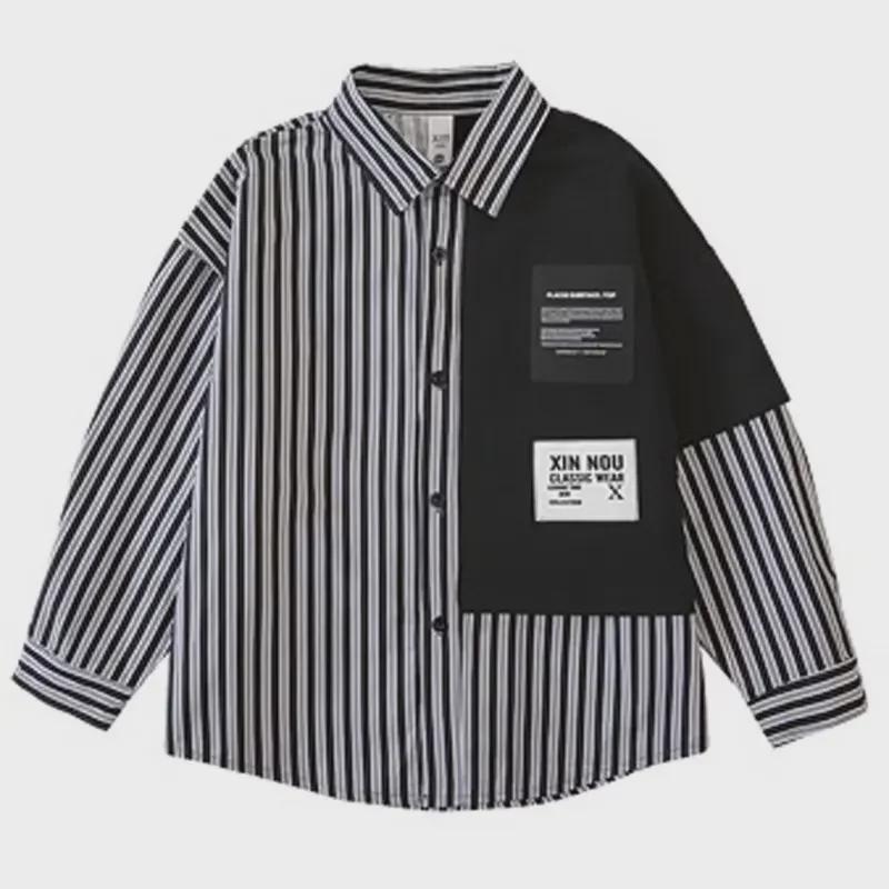 Модные рубашки для мальчиков весна-лето 2024: Стильная уличная одежда для детей