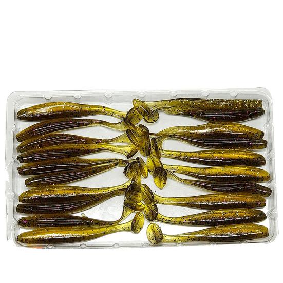 20 шт. 5,5 см светящаяся поддельная мягкая силиконовая искусственная приманка воблер рыбная приманка для плавания