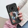 Phone Case For Xiaomi Redmi A3 4G A3x Pink Letter Flower Butterfly Shockproof Soft Silicone Cover Camera Protection TPU Fundas