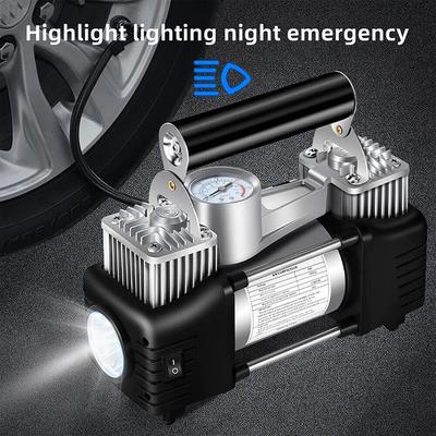 12V Автомобильный Грузовой Воздушный Компрессор Сверхмощный Электрический Накачиватель Шин для Автомобиля 150PSI Портативный Воздушный Компрессор Портативный Двухцелевой Воздушный Насос