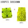 Station Reflector Total Station Reflector 100pcs/set 20-60mm Acrylic