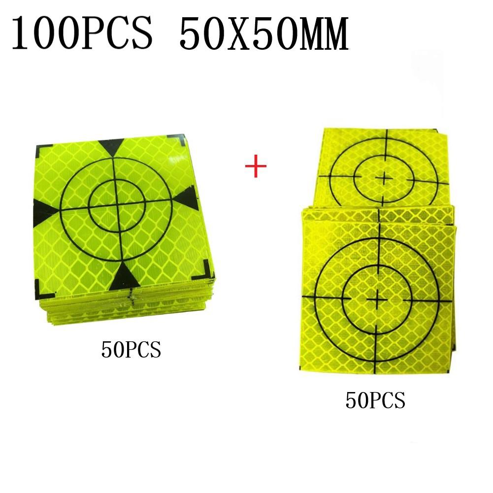 Station Reflector Total Station Reflector 100pcs/set 20-60mm Acrylic