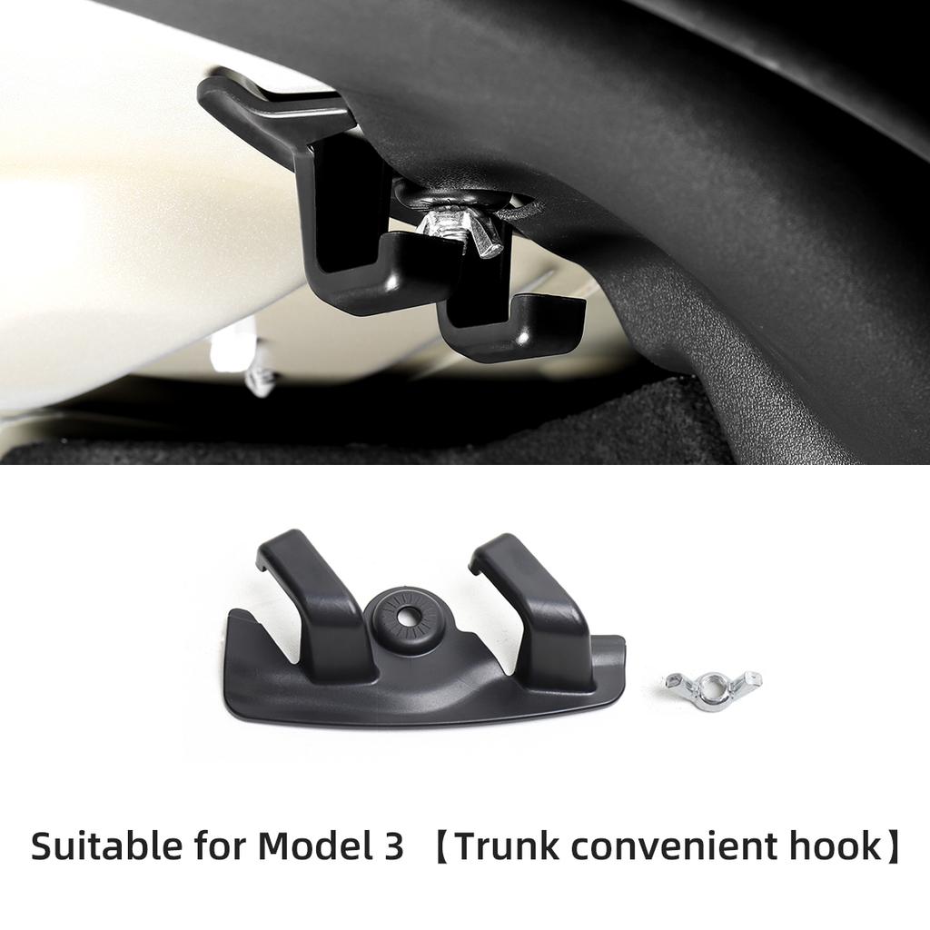 LUCKEASY For Tesla Model 3 Y Interior Modification Functional Accessories Model3 2023 Car Trunk Luggage Convenient Hook