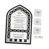 Islamic Wall Artwork Key Holder 5 Hook Decorative Fashion Decor Organizer for Apartment Hotel