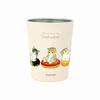 Toa Metal Mofusand 2-Way Vacuum-Sealed Tumbler, Small, "Donut Cat" Design, 53-2026, Beige