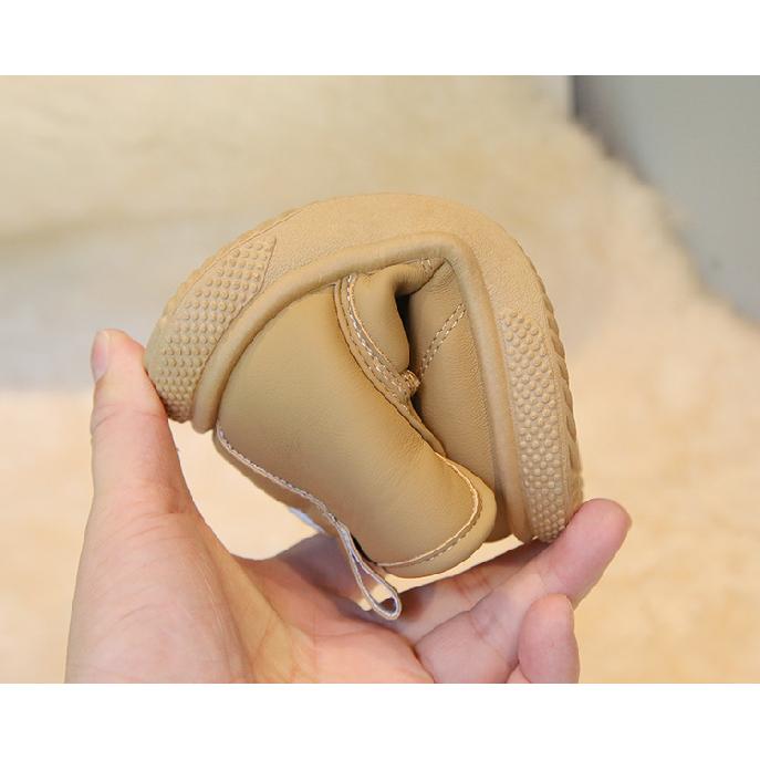 Children's Snow Boots2026New winter short boots for boys, fleece-lined and thickened, cotton boots for girls, warm baby cotton shoes