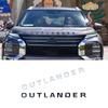 Автомобильная внешняя наклейка OUTLANDER с буквами, логотипом, эмблемой на переднем капоте автомобиля, на заднем багажнике, значок, наклейка, украшение, автоаксессуары