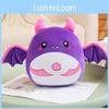 Bat Cartoon Purple Dumpling Plush Toy Cute Girl Children Halloween Gift Doll