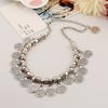Retro Coin Jewelry Necklace With Alloy And Electroplating For Travel Souvenir And Gift Giving