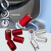 4Pcs Tire Stem Valve Caps Rustproof Vibrant Color Universal Fit Simple Installation Wheel Valve Covers Car Dustproof Tire Caps