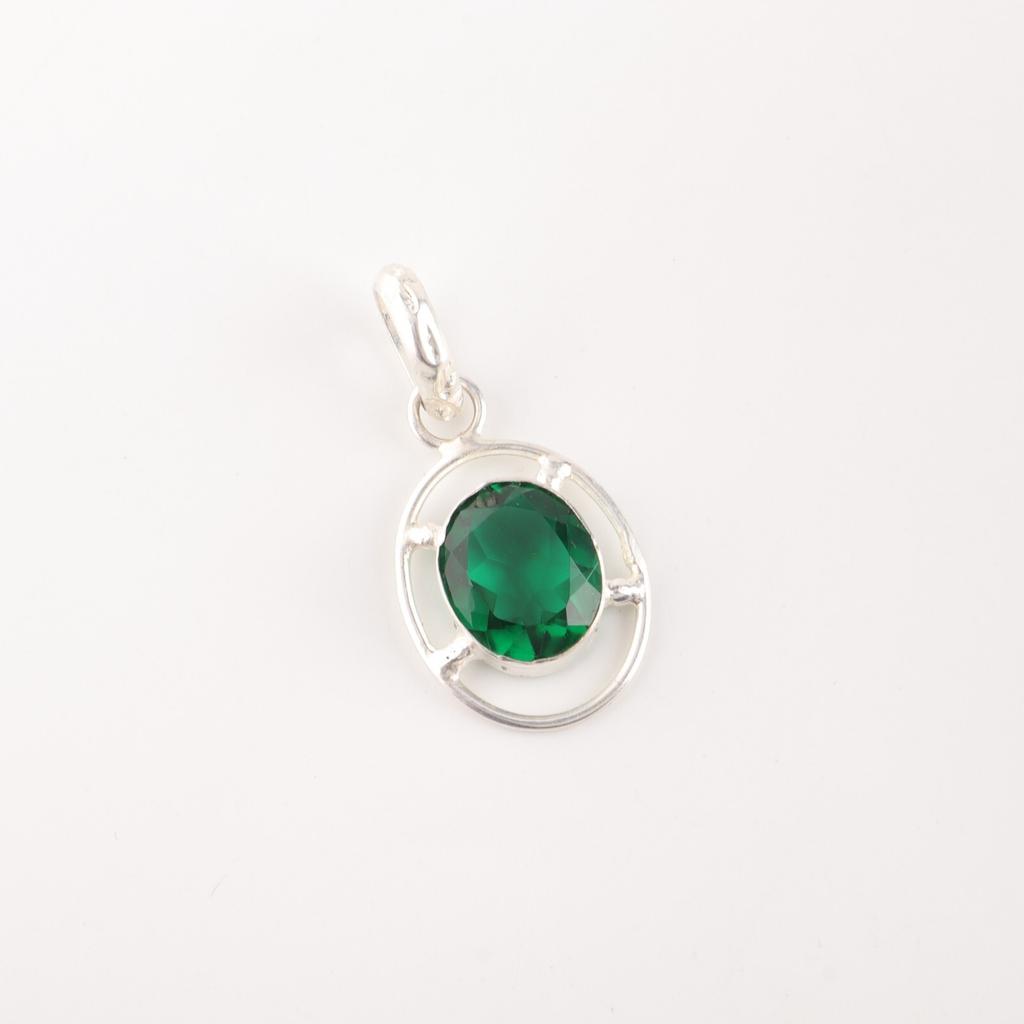 Chrome Diopside Gemstone 925 Sterling Silver Jewelry Handmade Wedding Pendant PP-6-9