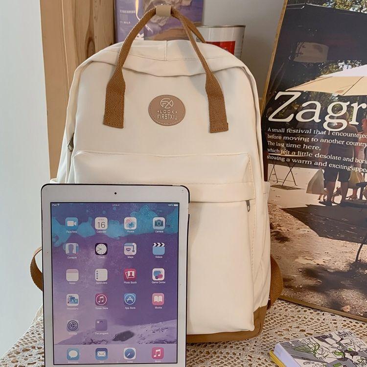 Японский повседневный школьный рюкзак для женщин, модель 2025 года для средней школы, рюкзак для поездок на учебу/работу, портативный рюкзак большой вместимости для женщин