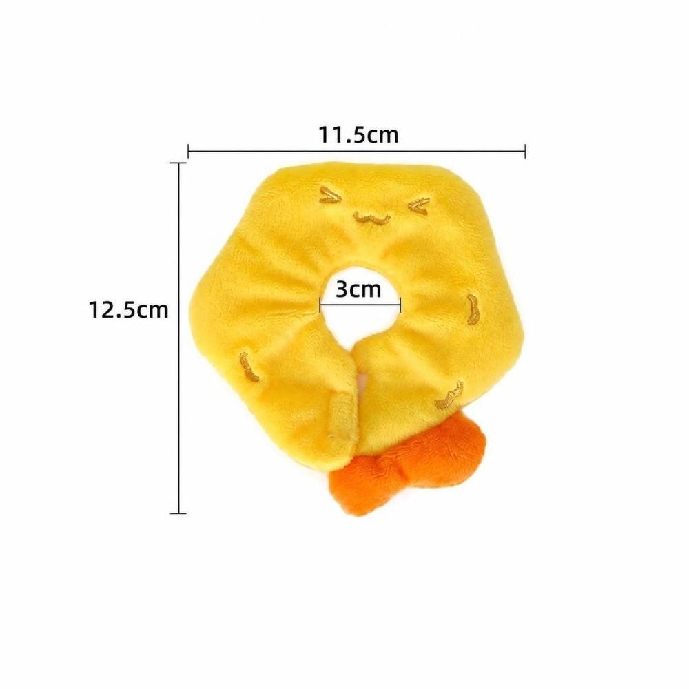 Soft Plush Pet Elizabethan Collar Breathable Anti‑Licking Collar  For Small Pets