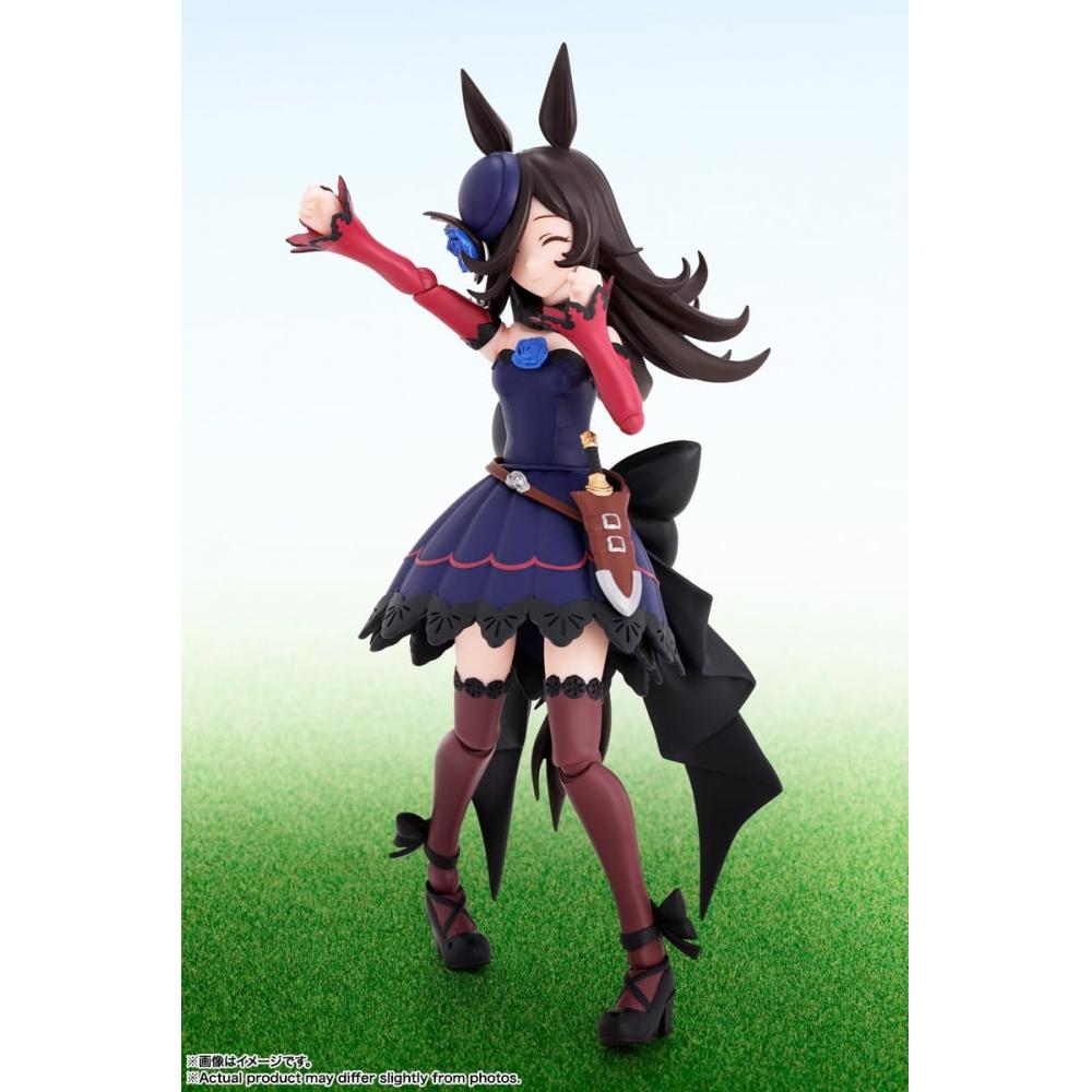 SHFiguarts Uma Musume Pretty Derby Rice Shower Special Edition, подвижная фигурка размером около 125 мм, окрашенная из ПВХ и АБС