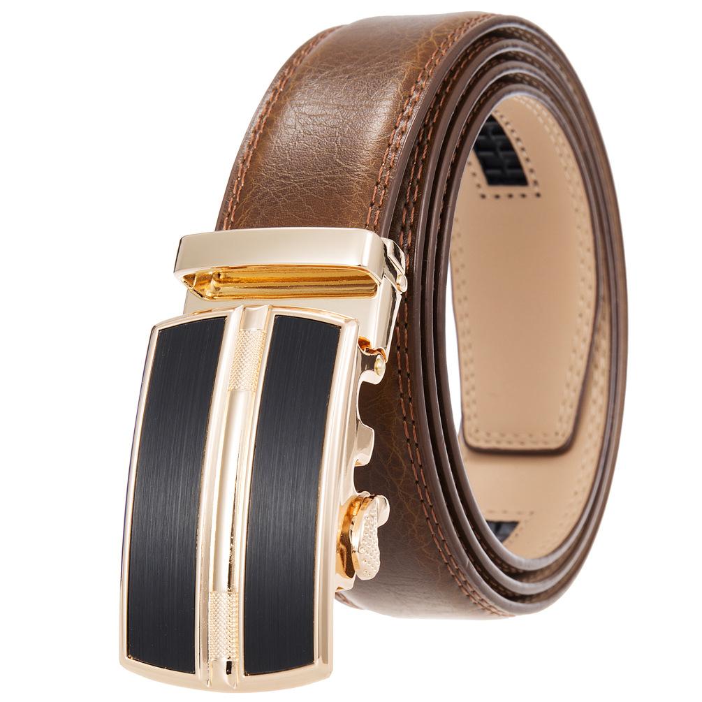 5шт. Ремень с автоматической пряжкой, воловья кожа, ремень, мужской Ly36-0257-1