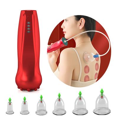 PASTSKY 6 шт. банки, наборы вакуумных банок, массажер для тела Гуа Ша, стеклянные присоски, массаж спины, акупунктурная терапия, баночки для ухода за здоровьем