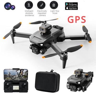 Новый P8 Pro 4K Дрон для предотвращения препятствий ESC Три HD камеры Бесщеточный двигатель GPS Складной квадрокоптер Подарочная игрушка